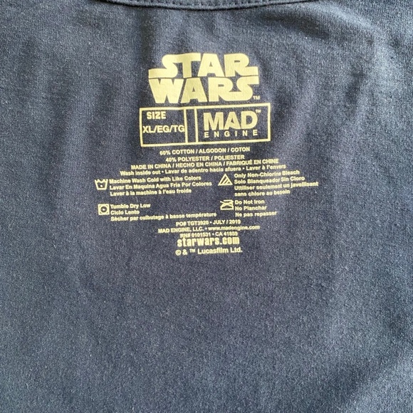 Star Wars Galaxy Long-Sleeve T-Shirt, Boys Size X-Large - Picture 5 of 5